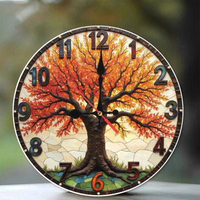 Horloge murale d'automne