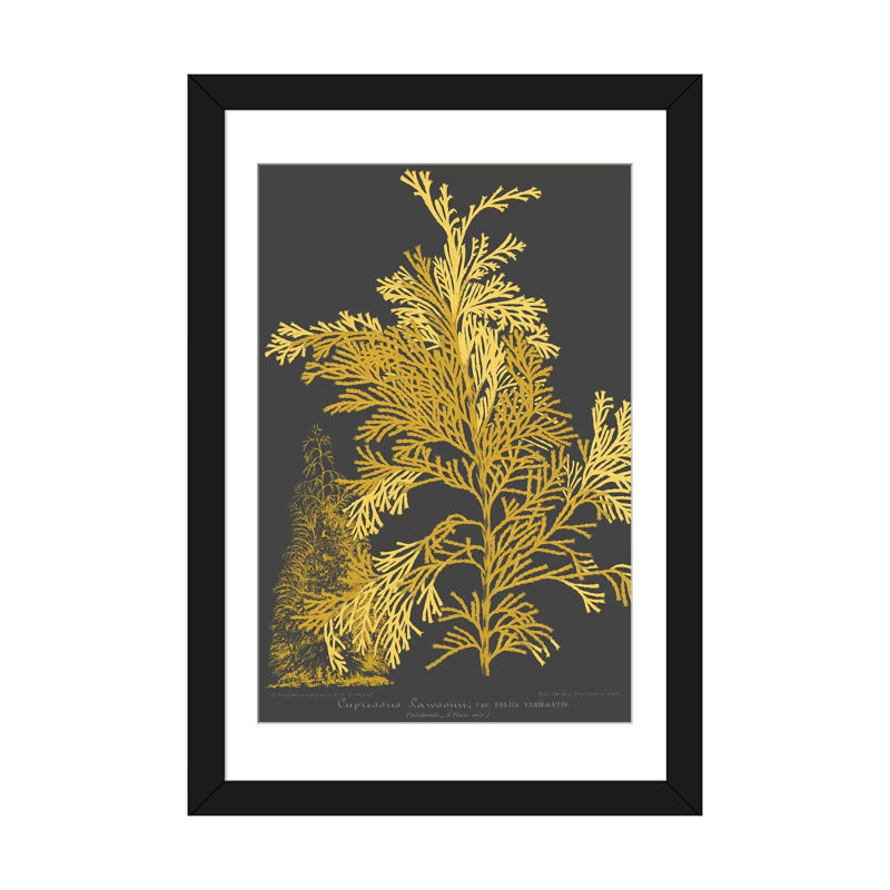 « trees & leaves i », impression sur toile, H 32 po x l 24 po x P 1 po, Papier d'art encadré noir, Blanc