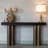 Macaron 63'' Solid Wood Top Console Table