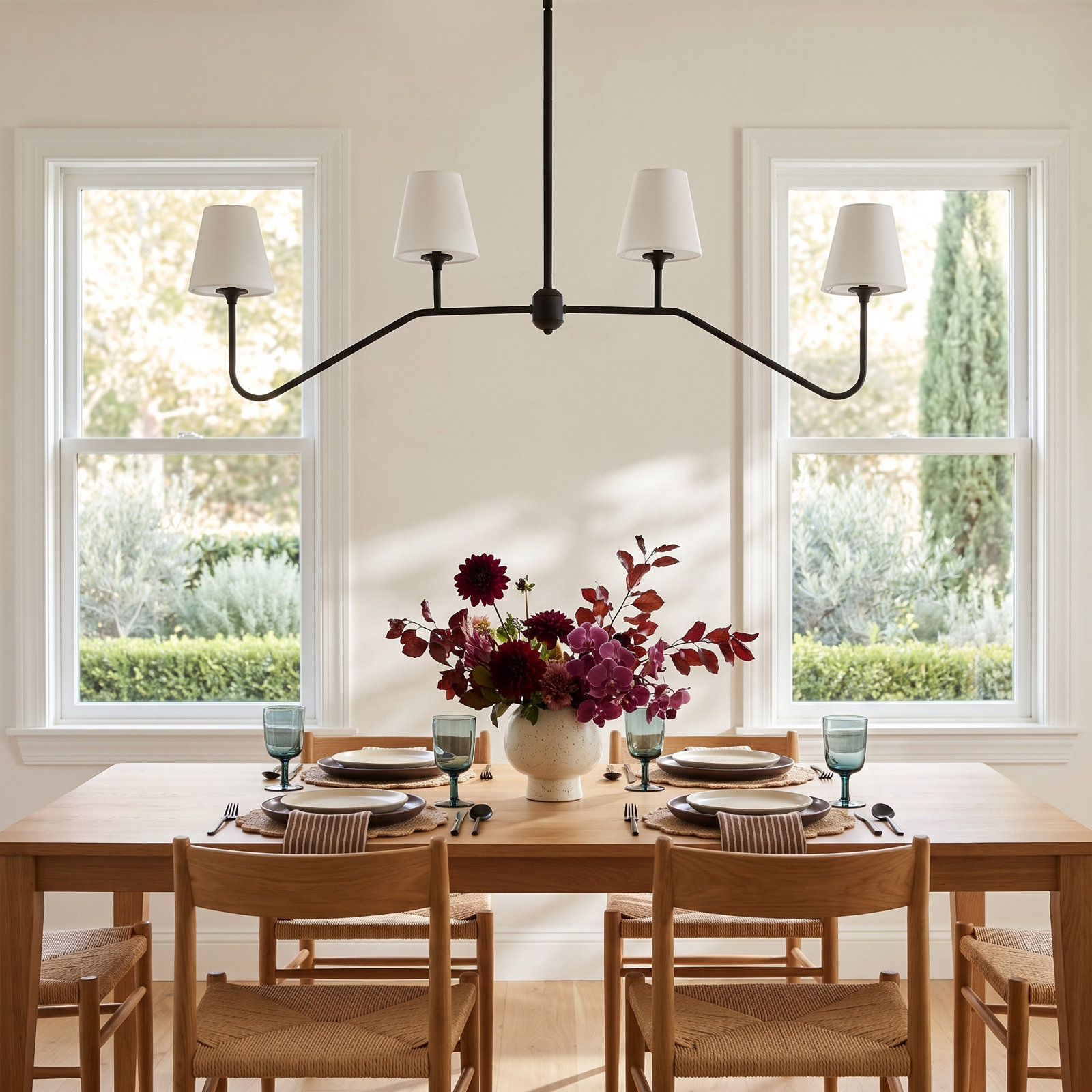 Lane 4-Light Chandelier, Black