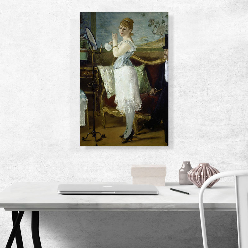 "Nana 1877" par Edward Manet, reproduction d'art sur toile tendue, H 26 po x l 18 po x 1,5 po