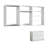 Devi White Wood Closet System-295226116