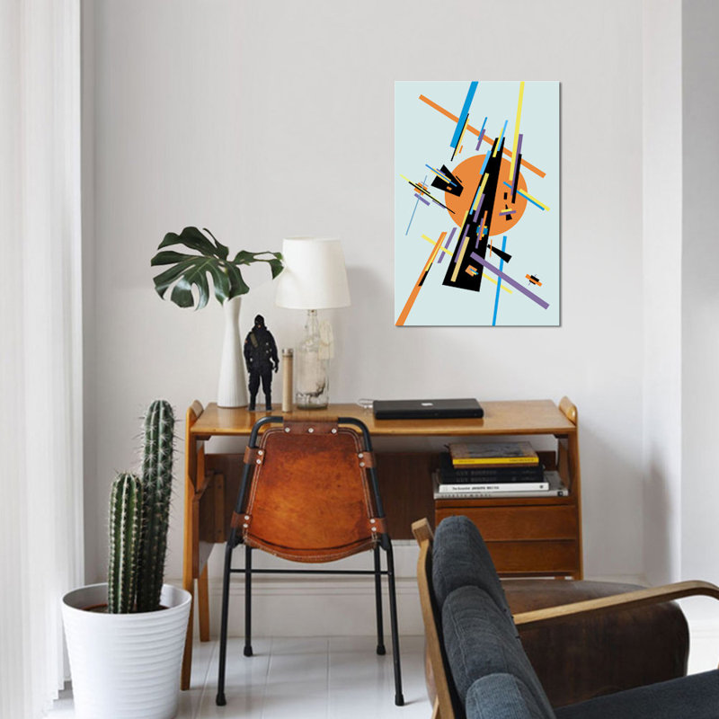 « velocithink », impression sur toile, H 12 po x l 8 po x P 0,75 po, Pas de tapis, Toile tendue