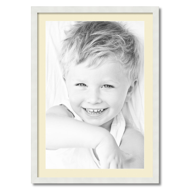Cadre pour photo 20 po x 30 po blanc mat, Huître