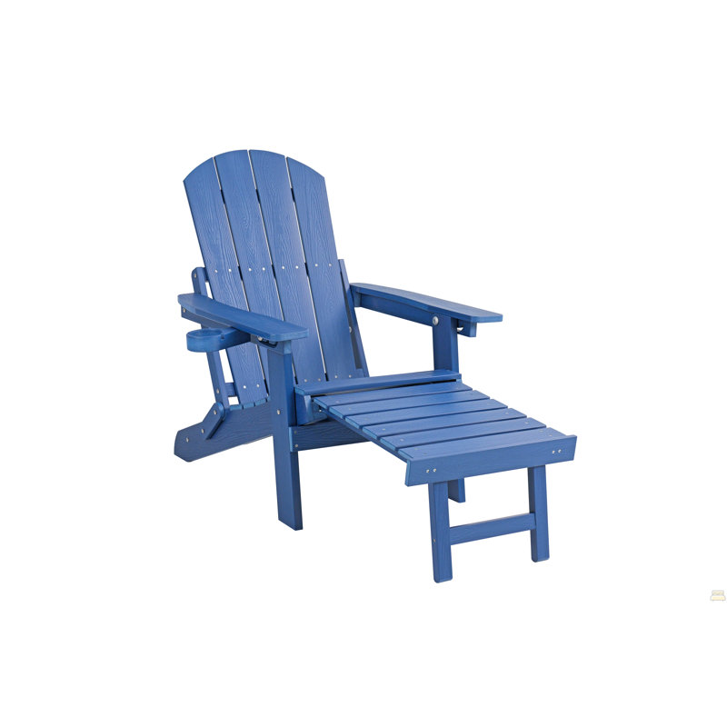 Méridienne de couleur bleu foncé, adaptée à toutes les saisons: Méridienne d'extérieur, fabriquée en matériau robuste HANPS, équipée de 304 accessoires en acier inoxydable.