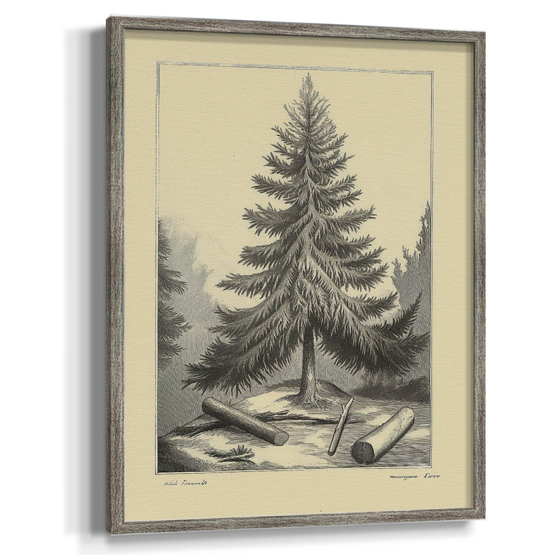 Reproduction d'art encadrée de Noël, H 30 po x l 24 po