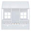 Lit Wood House avec lit gigogne simple-1316509390