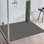 Tapis de douche antidérapant antidérapant, facile à couper, tapis de cabine de douche autoportant, tapis de douche pour salle de bain robuste