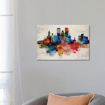 Baltimore Abstract - Wrapped Canvas Print