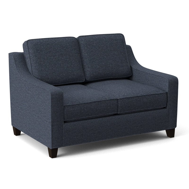 Clark 54" Square Arm Sofa Bed, Cafelle, Connelly Blue Jay