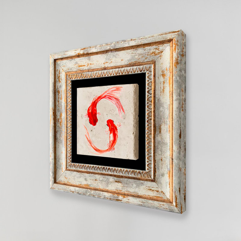 Peinture décorative encadrée
