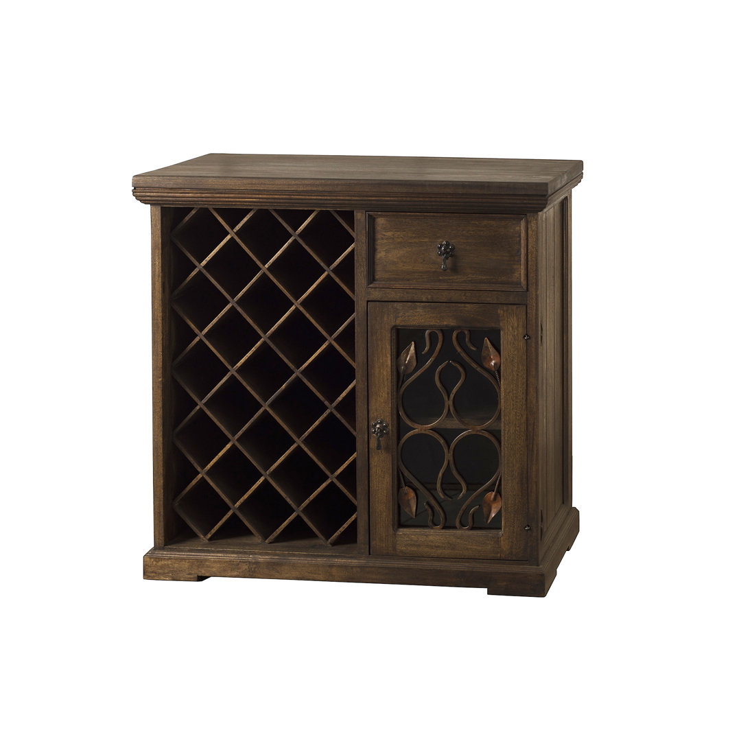 41'' Solid Wood Bar Cabinet Artesano Home Decor