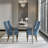 Ultra Upholstered Dining Chairs with High-Back Design and Solid Wood Legs-70627933