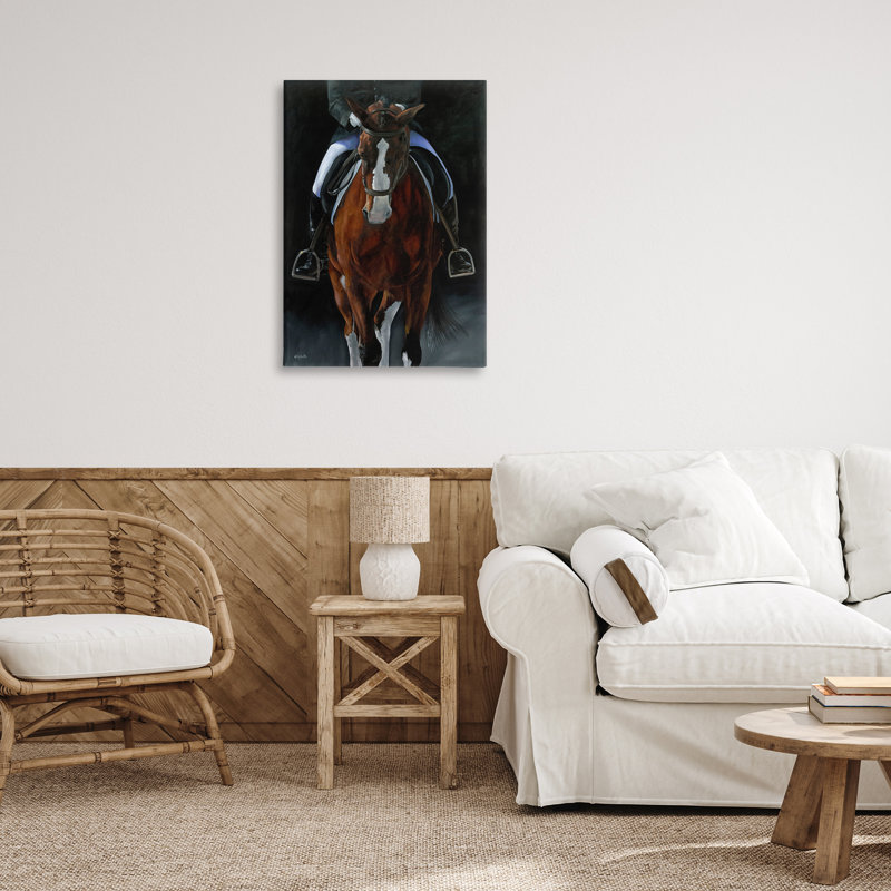 «Balance Trotting Horse» par Victoria Schultz, H 30 po x l 20 po