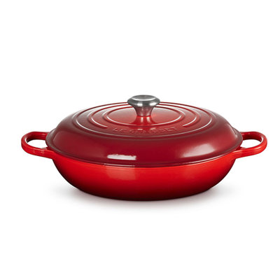 Le Creuset Signature Enameled Cast Iron Braiser with Lid