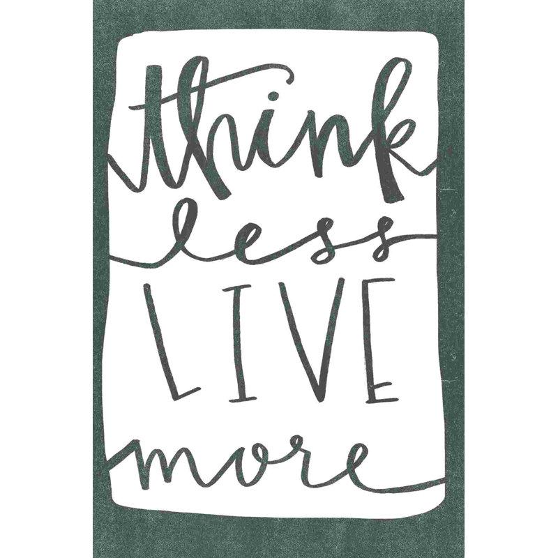 " Think Less Gray ", 18" H x 12" W  