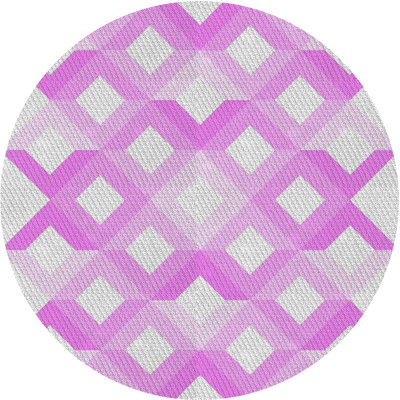 Tapis mauve à motif géométrique Koeller