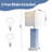 Table Lamp Set With Touch Control, Led Bulbs, Usb Ports