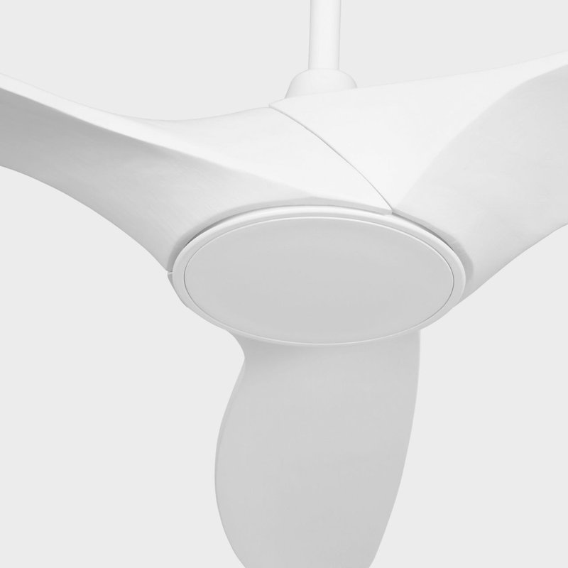 Selen Smart LED Ceiling Fan, 52" Wide, Matte White, Matte White
