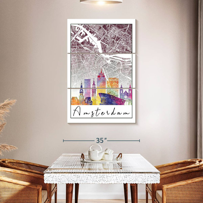 Carte de la ville de Aliaz Amsterdam
