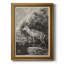 Woodland Deer II - peinture sur toile encadrée-1469768566