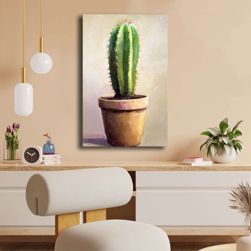 Peinture décorative sur toile, H 27,56 po x l 17,72 po