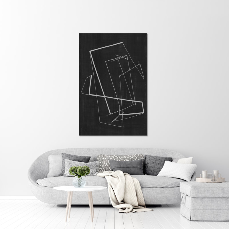 Lines And Distance II Print by Bobby Berk, 54" H x 36" W, Image Brush Gel