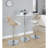 Contemporary Adjustable Bar Table in White