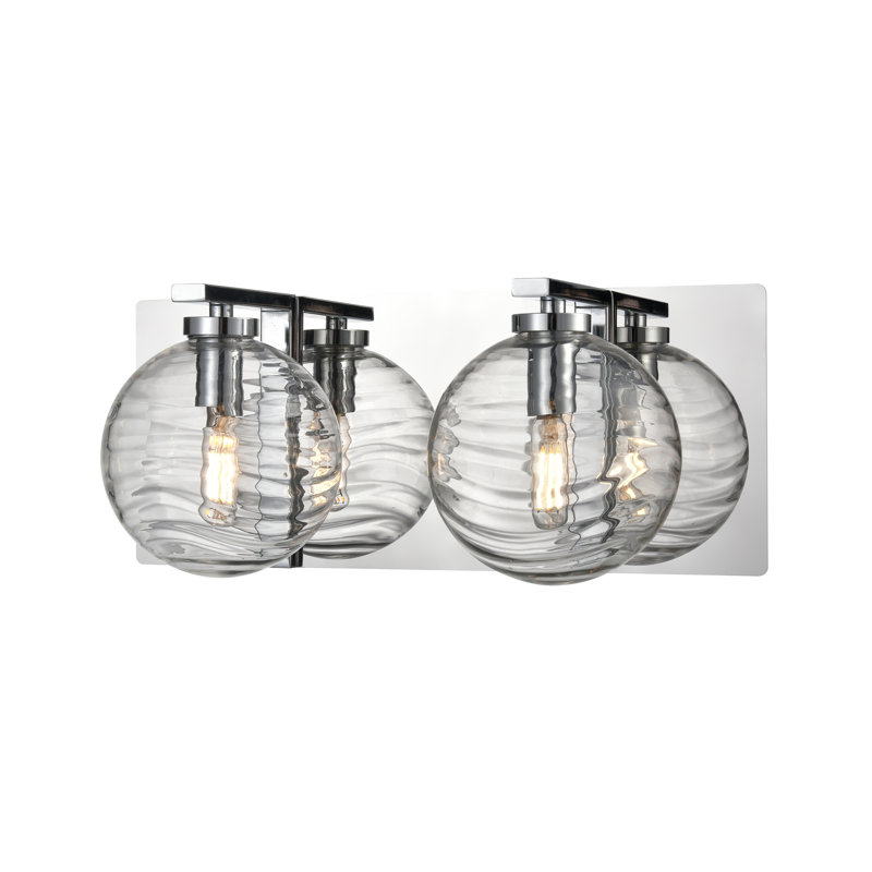 Éclairage pour meuble-lavabo 2 lumières Colombard, Chrome