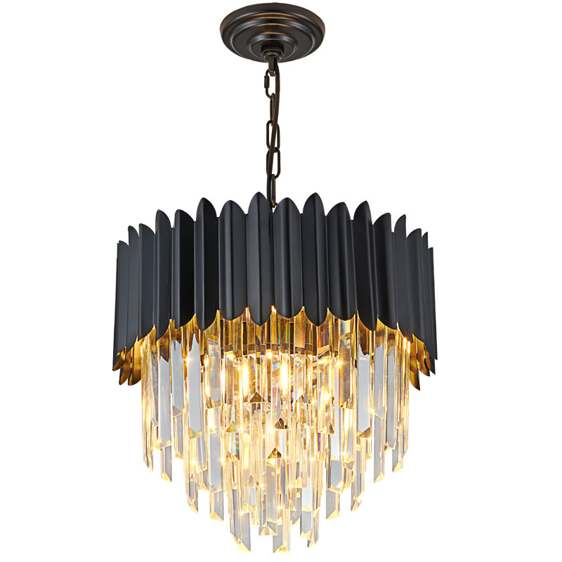 Chandelier, 5, 4, 36cm H x 38cm W x 36cm D