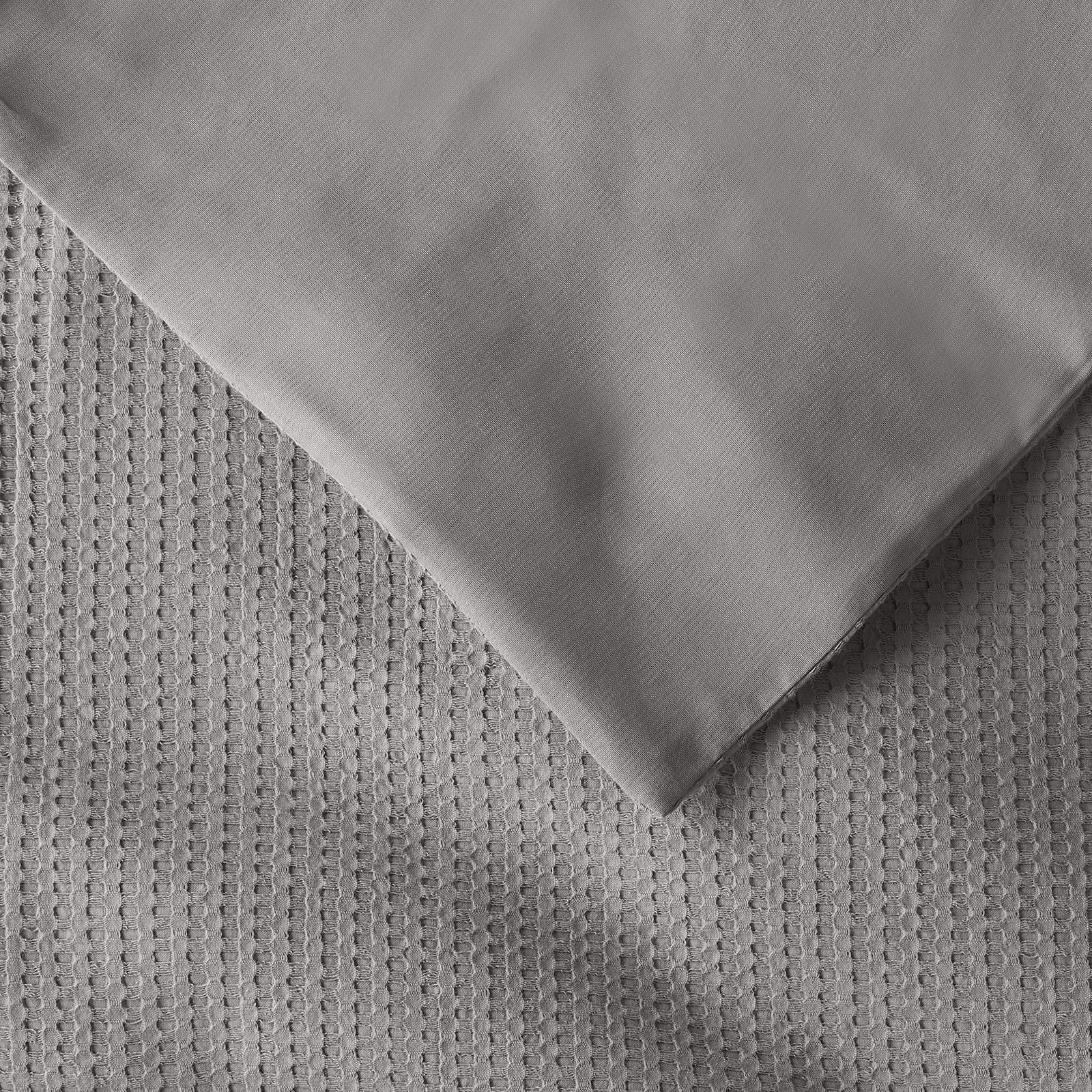 Felix Cotton Pillow Sham, Charcoal, Standard