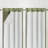 100% Blackout Curtain Liners for Bedroom Noice Reducing Thermal Insulated Liners for Living Room with 18 Pcs Rings 2 Panels Set-111096481