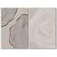 «Black Tan White Tree Wood Ring Collage Nature Modern Art Rustic On Canvas», reproduction de 2 pièces-92285028-92285023