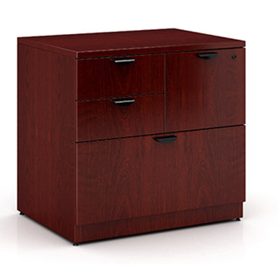 Case Goods 4-Drawer Lateral Filing Cabinet by Boss Office Products
