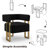 Accent Armchair With Metal Frame(Set Of 2)-661841936