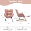 Chaise berçante en tissu Teddy-797682989