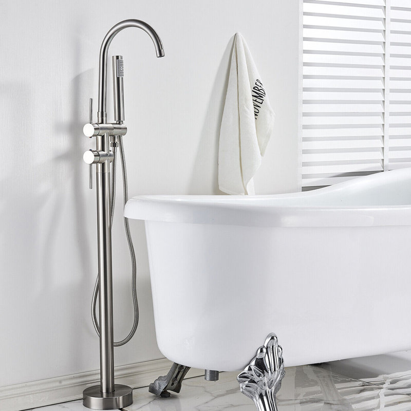 Akaash Floor Clawfoot Tub Faucet Bath Filler