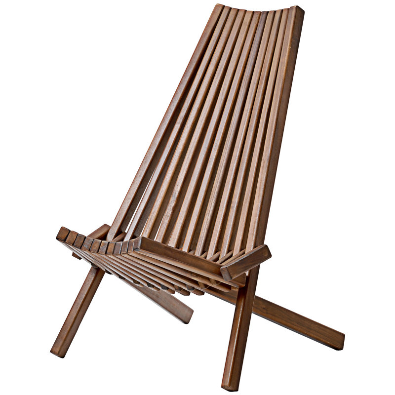 Chaise pliante en bois