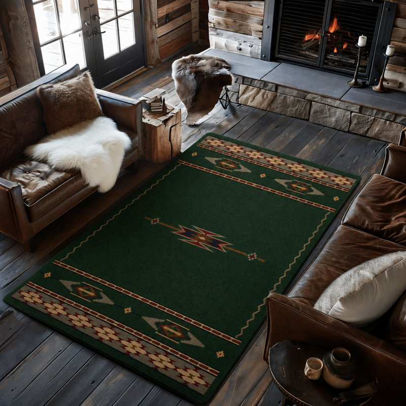 Tapis émeraude Alminus Signature, Rectangle 5 pi 4 po x 7 pi 8 po
