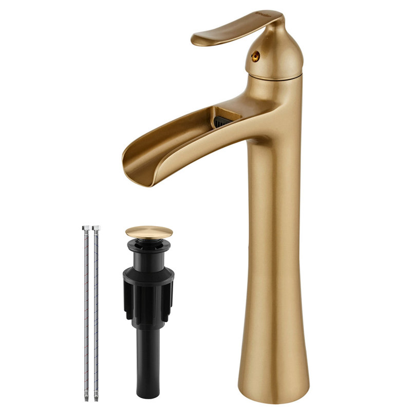 Single-handle Bathroom Faucet, Brushed Gold