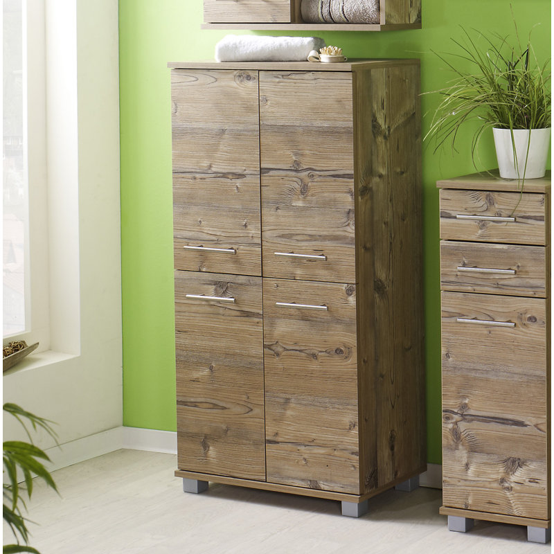 Isola Freestanding Bathroom Cabinet, Beige