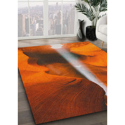 Tapis brun / orange Addolorata