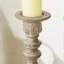 Ensemble de 3 chandelles en bois