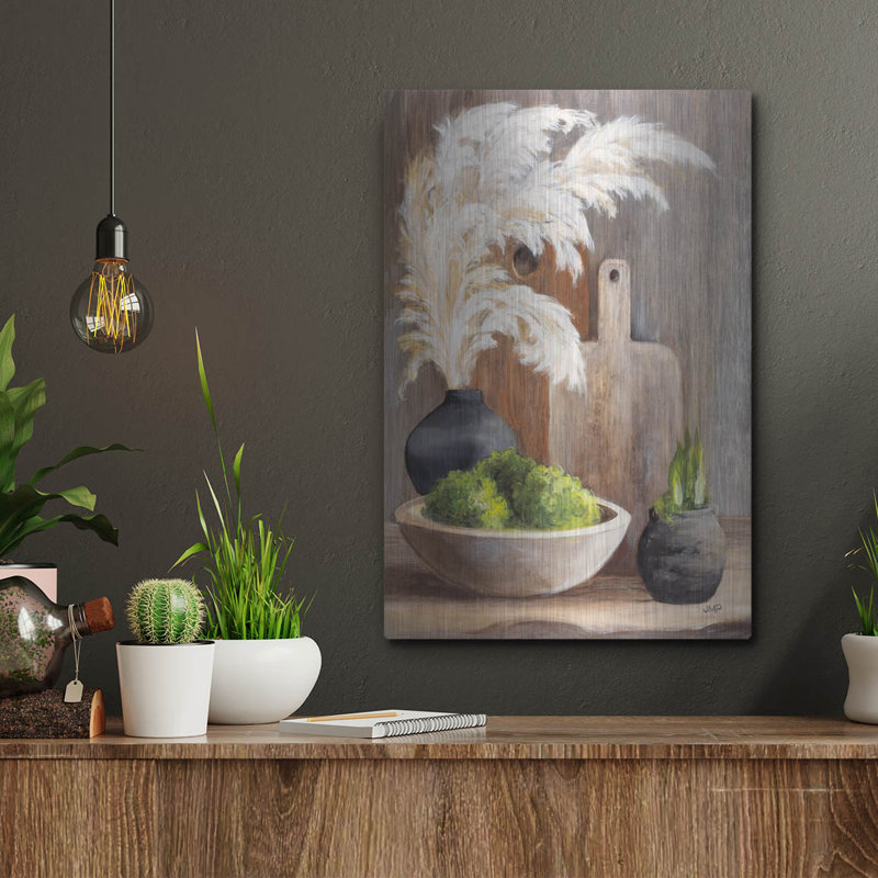 «Spring Tableaux 1» par Julia Purinton, art mural en métal, H 16 po x l 12 po