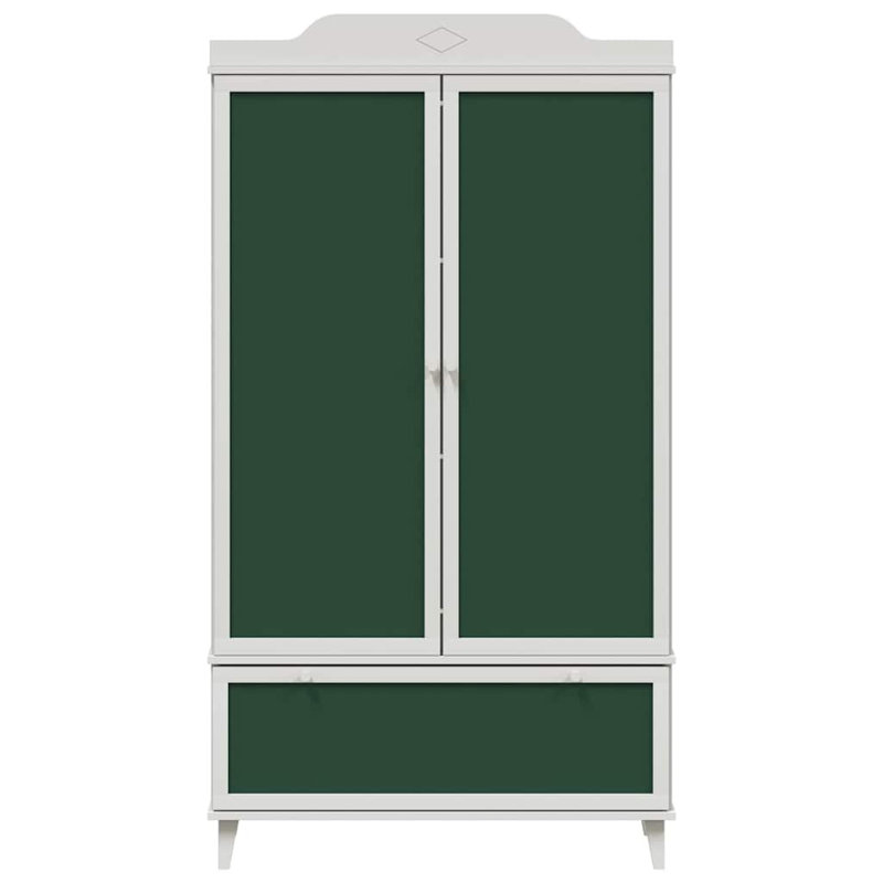Manufactured Wood Wardrobe, White