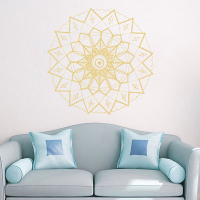 Adhésif décoratif mandala yoga