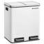 Steel Step On Multi-Compartment Rubbish & Recycling Bin-1595479697-1595479699