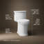 Harken™ 1.28 GPF Water Efficient Round One-Piece toilet (Seat Included)