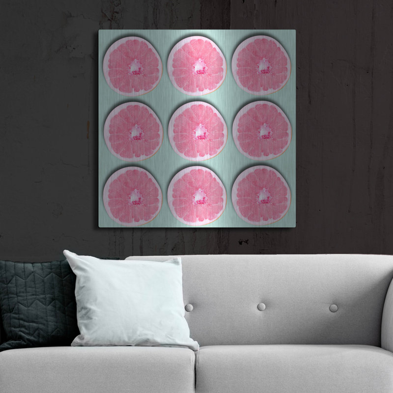 " Grapefruit " by Mark Ashkenazi, 36" H x 36" W