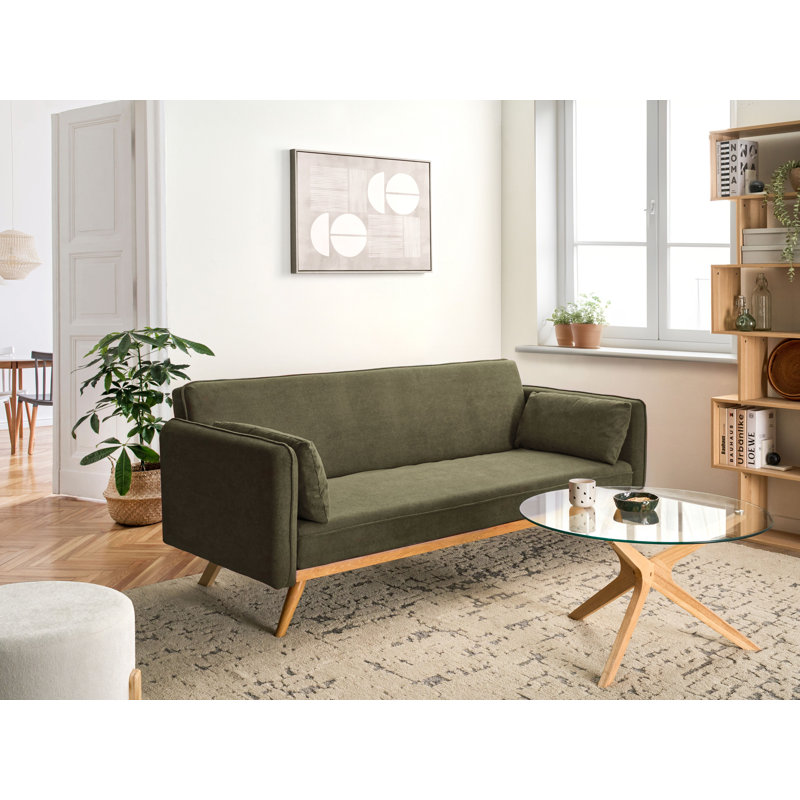 Sofa Bed ASAA Fabric, Green